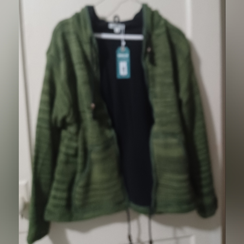 EARTHBOUND Olive Textured Jacket - Picture 7 of 8